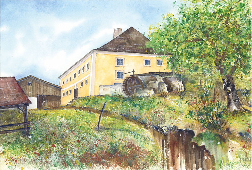 Juli: Die alte Leithenmühle